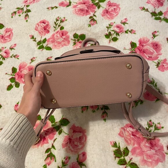 NWT gold and pink certified vegan leather purse / bookbag! - Picture 4 of 16